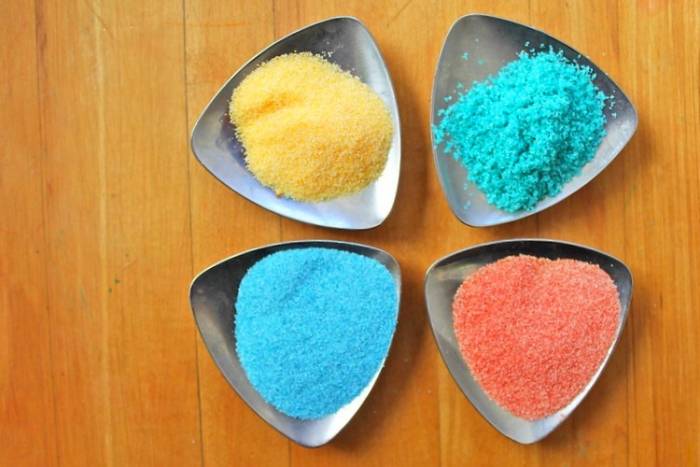 انواع نمک رنگی انواع نمک رنگی