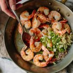 میگو با نمک دریایی