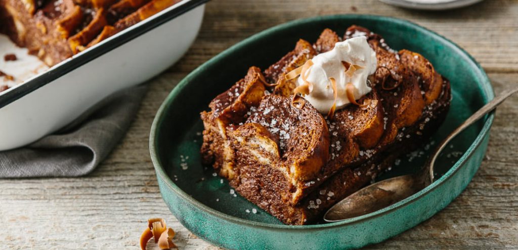 پودینگ نان شکلاتی پودینگ نان شکلاتی